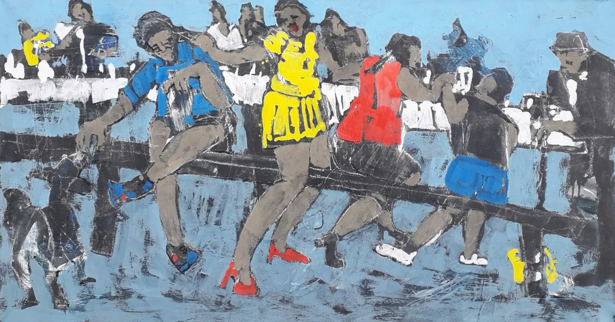 Painting “Beer” by Monika Ślósarczyk.