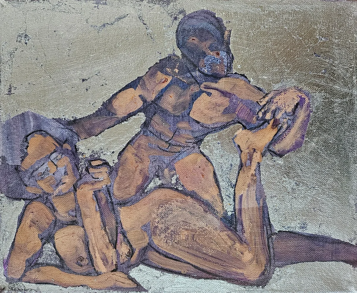 Painting “Intima 1, 1/9” by Monika Ślósarczyk.