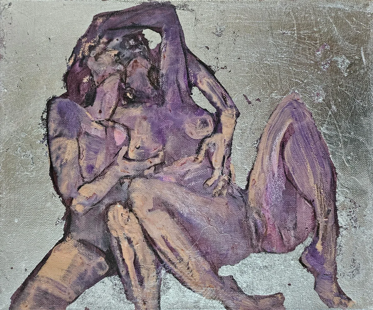Painting “Intima 1, 2/9” by Monika Ślósarczyk.
