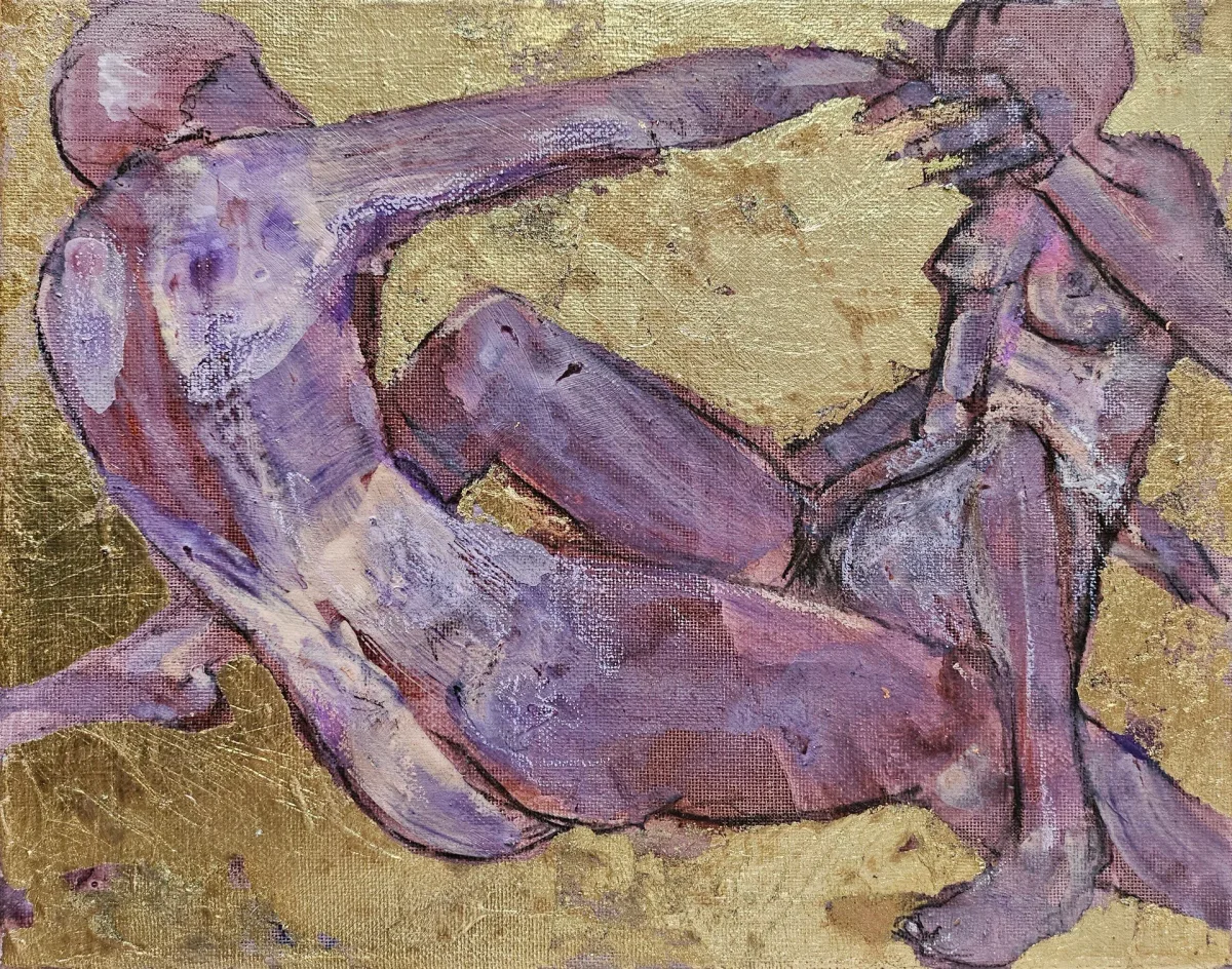 Painting “Intima 1, 5/9” by Monika Ślósarczyk.