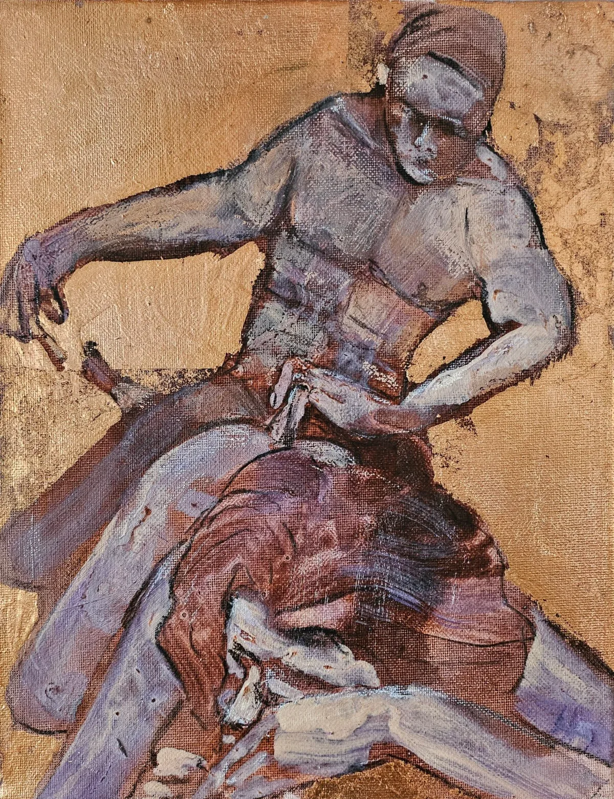 Painting “Intima 1, 7/9” by Monika Ślósarczyk.